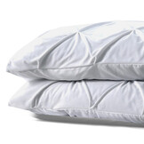 Velvet Pintuck Kussensloop Fluweel Wit (2 in 1)