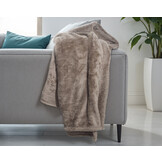 Teddy - plaid Diep Taupe (150 x 200)