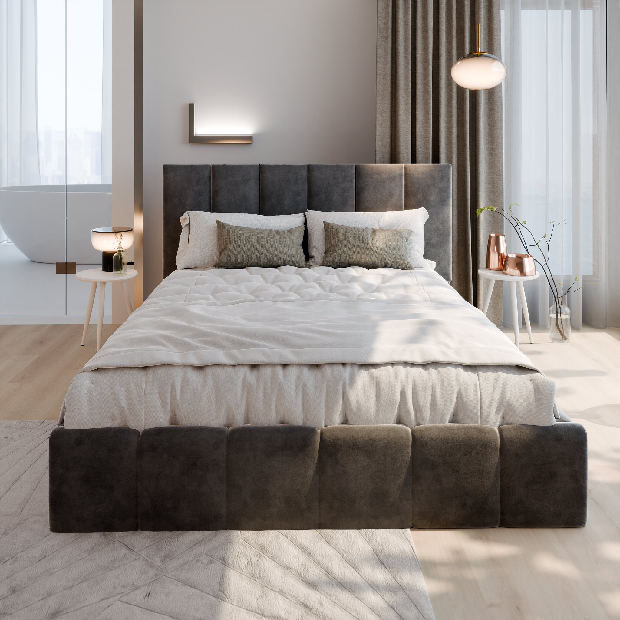 Luxe ledikant Bed Jelle - met opbergruimte