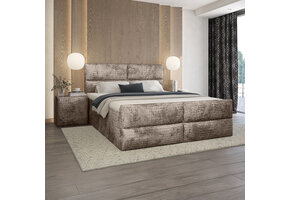 Opberg Boxspring Velvet Croco