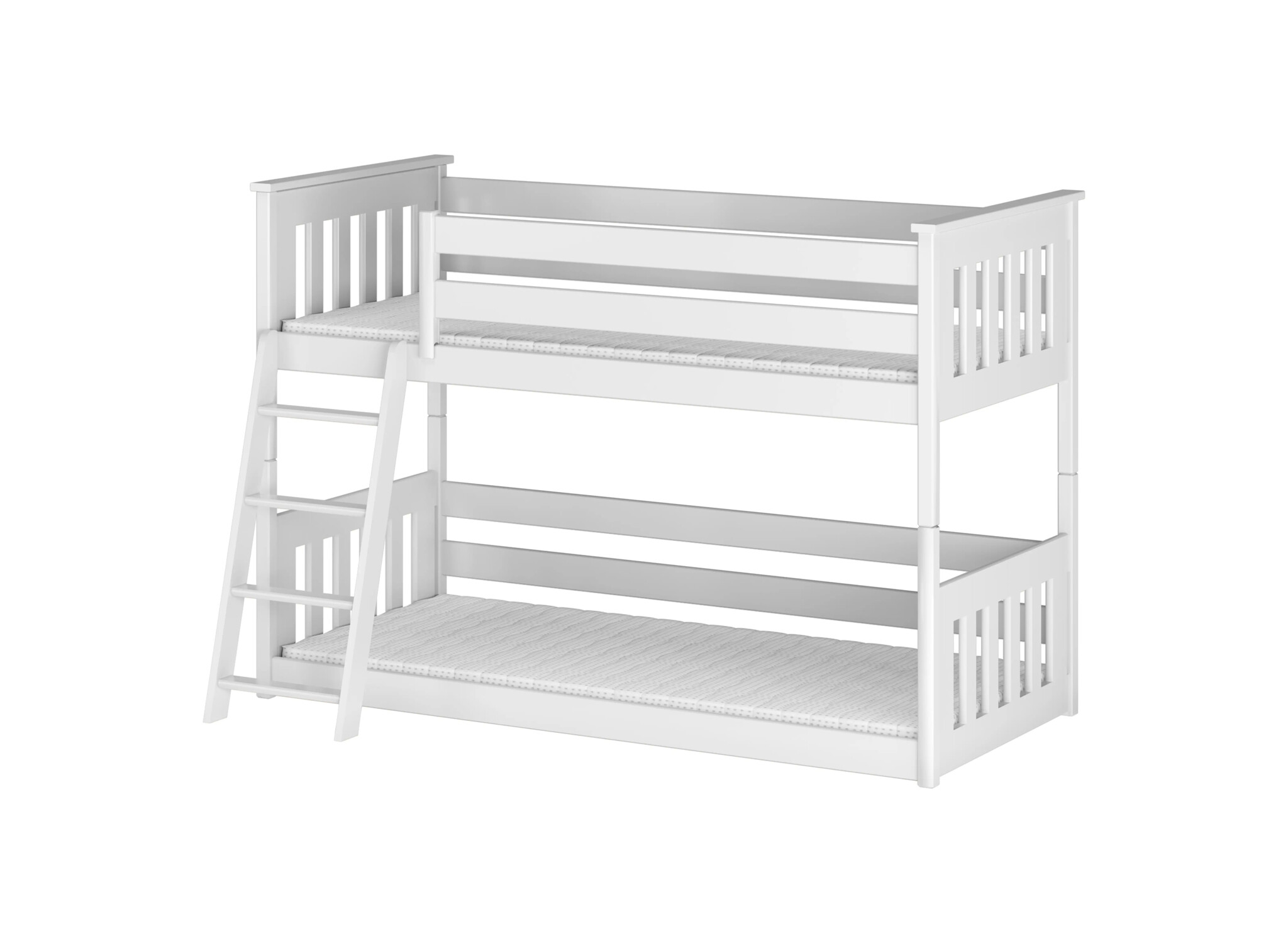 Stapelbed 2 persoons met Ladder Kas - 90 x 200 - Kinderbed - Direct Leverbaar!