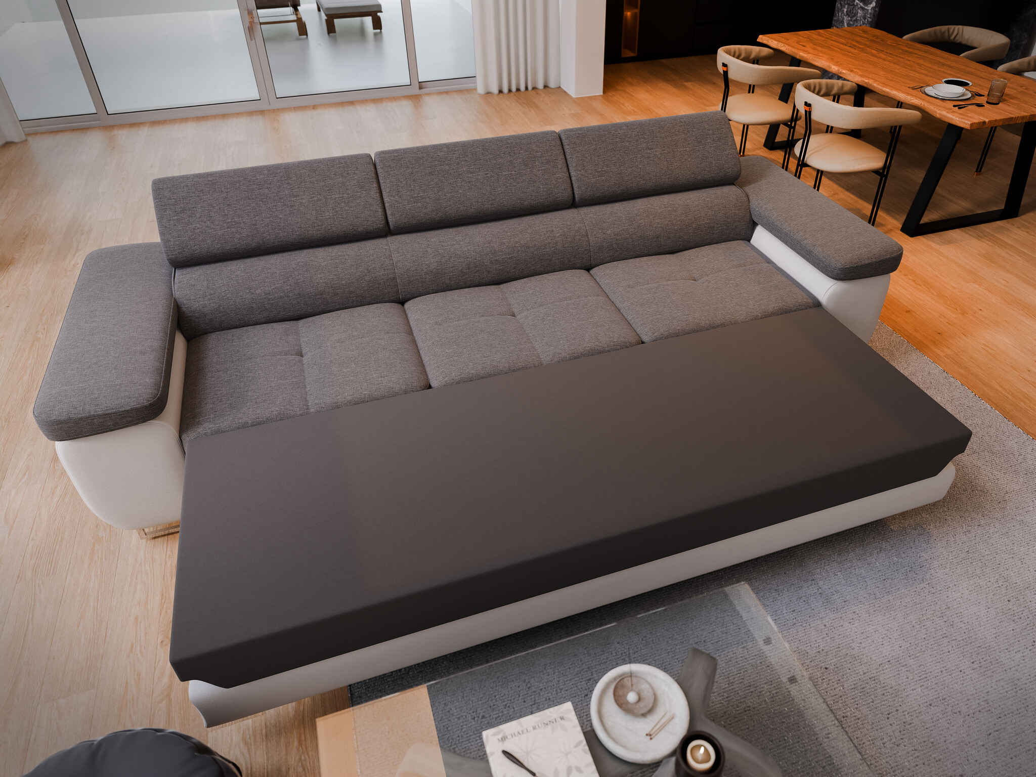 Slaapbank Sem Sofa | Zitbank met slaapfunctie