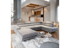 Slaapbank met opbergruimte Nero | U-bank