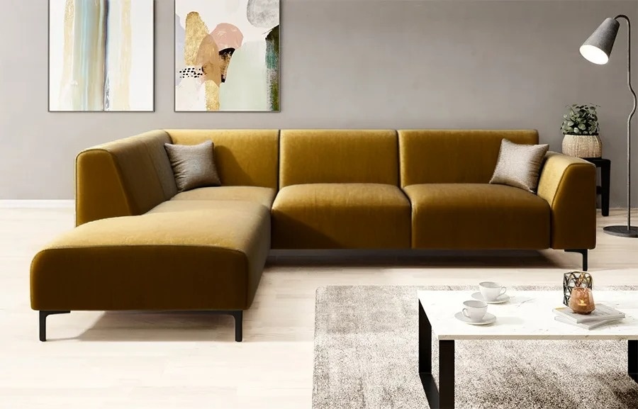 OP=OP Hoekbank Miami Velvet Goud