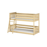 Stapelbed met Ladder Kas - 2-persoons - Kinderbed (incl. hekje) - Leverbaar in 8 kleuren!