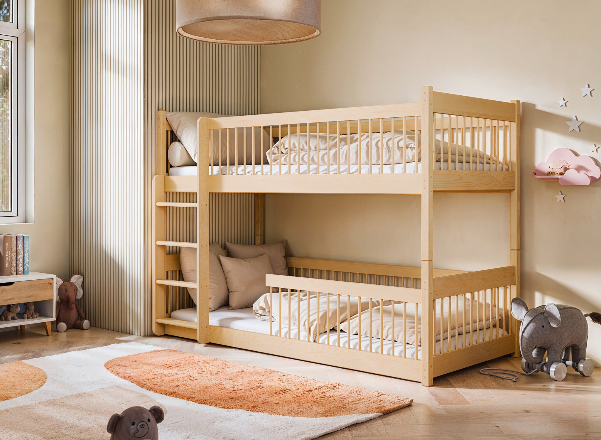 Stapelbed Bram - 2-persoons - Kinderbed - Leverbaar in 6 kleuren!