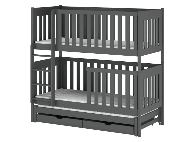 Stapelbed met Lade Emma - 3-persoons - Kinderbed - Direct Leverbaar!