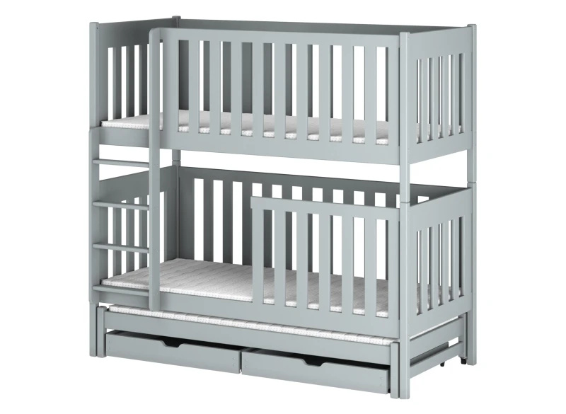Stapelbed met Lade Emma - 3-persoons - Kinderbed - Direct Leverbaar!