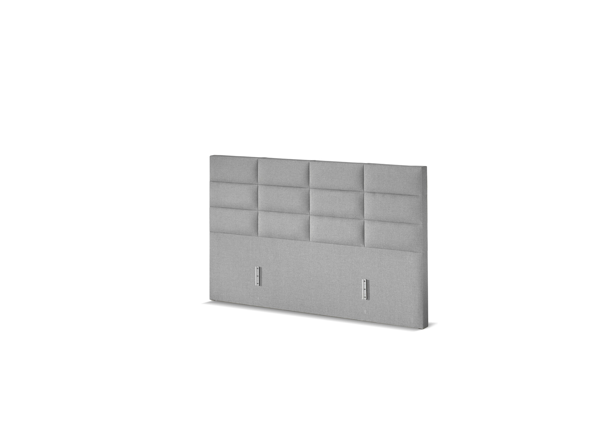 OP=OP Hoofdbord Twelve - Afmeting 140x120x10 - Stof Grijs