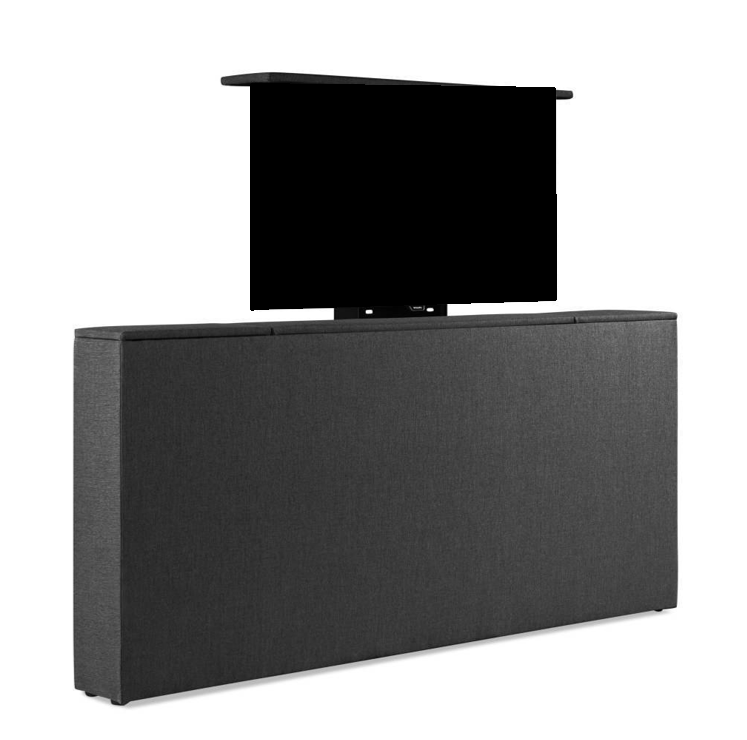OP=OP Voetbord met TV-lift - 200 cm - Zwart/Antraciet