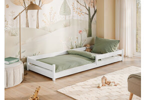 Vloerbed Fin - Wit - Direct Leverbaar!