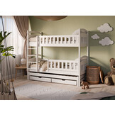 Stapelbed met Lade Bas - 3-persoons - 90 x 200 - Kinderbed