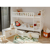 Stapelbed met Lade Ilias - 2-persoons - 90 x 200 - Direct Leverbaar!