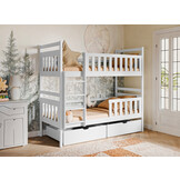 Stapelbed met Lade Mira - Wit - Direct Leverbaar!