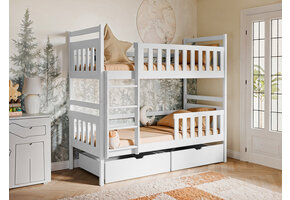 Stapelbed met Lade Mira - Wit - Direct Leverbaar!