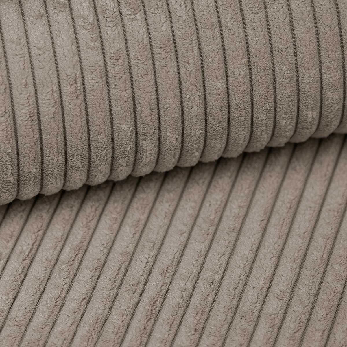 Poso 3 - Ribstof Licht Taupe