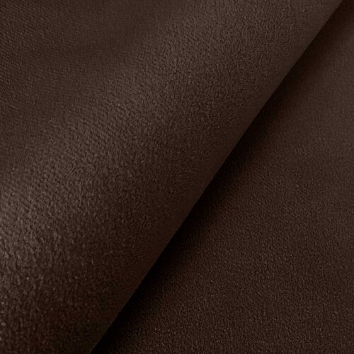 Manila 04 - Velvet Stof Donker Bruin