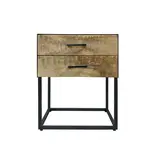 Nachtkastje met Lades Mart - Mangohout