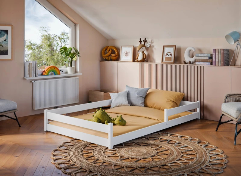 Vloerbed Fin - Leverbaar in 10 kleuren!