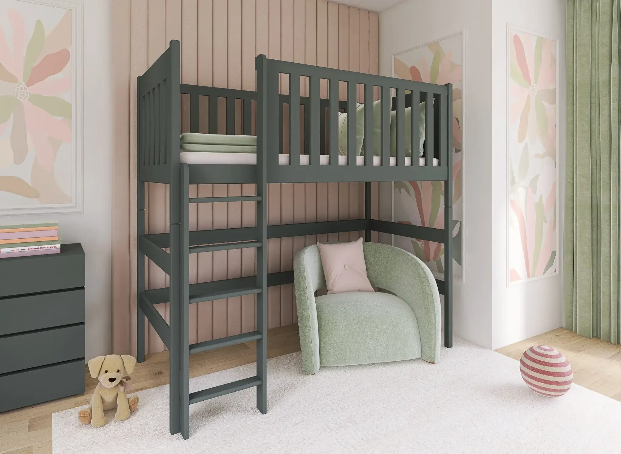 Hoogslaper Lara - Kinderbed - Leverbaar in 6 kleuren!
