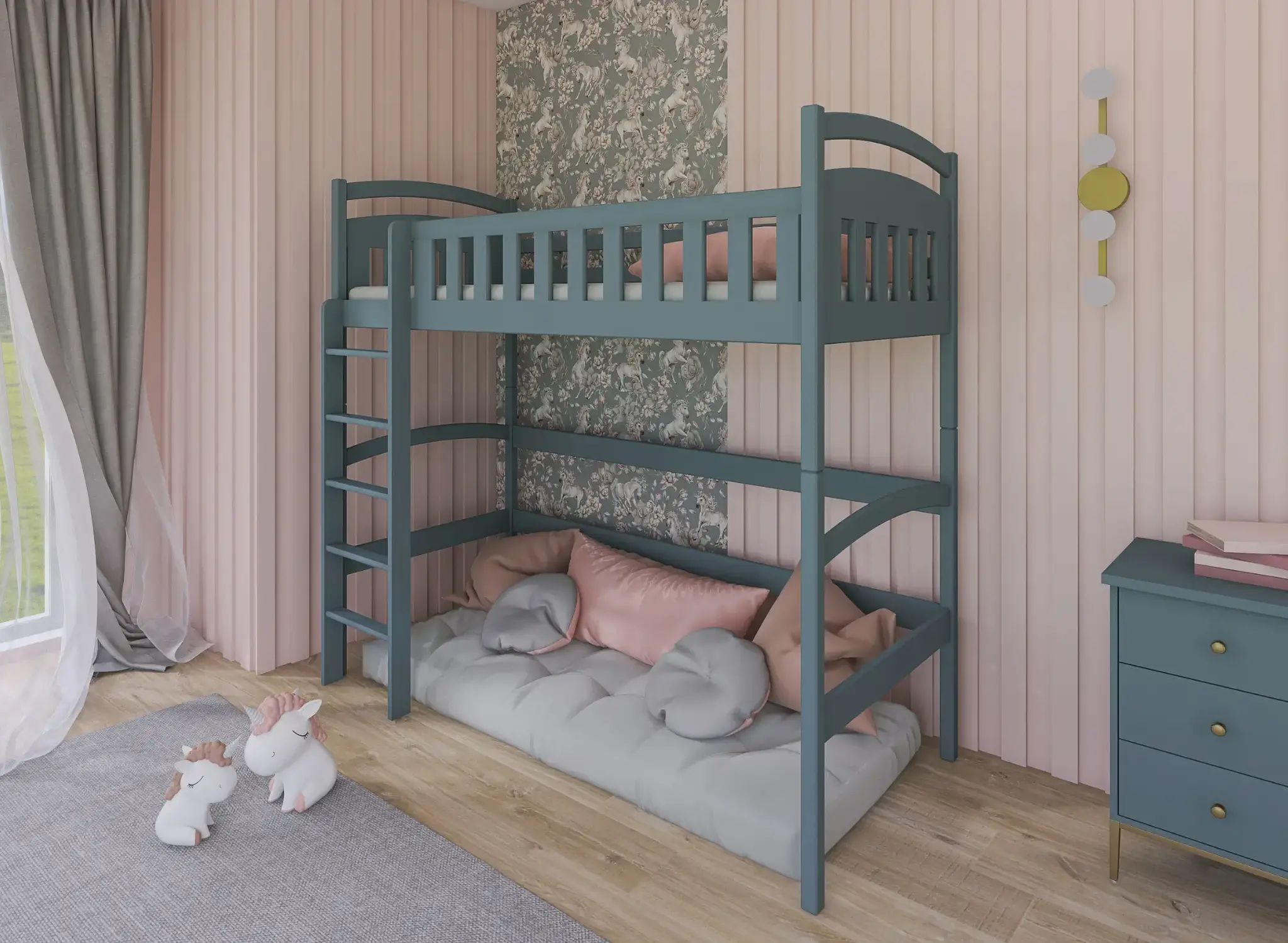 Hoogslaper Mila - Kinderbed - Leverbaar in 6 kleuren!