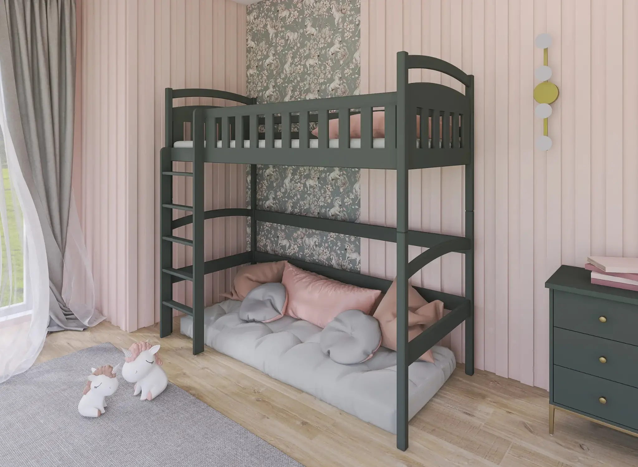 Hoogslaper Mila - Kinderbed - Leverbaar in 6 kleuren!