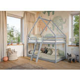 Stapelbed met Dakje Sven - Kinderbed - Leverbaar in 6 kleuren!