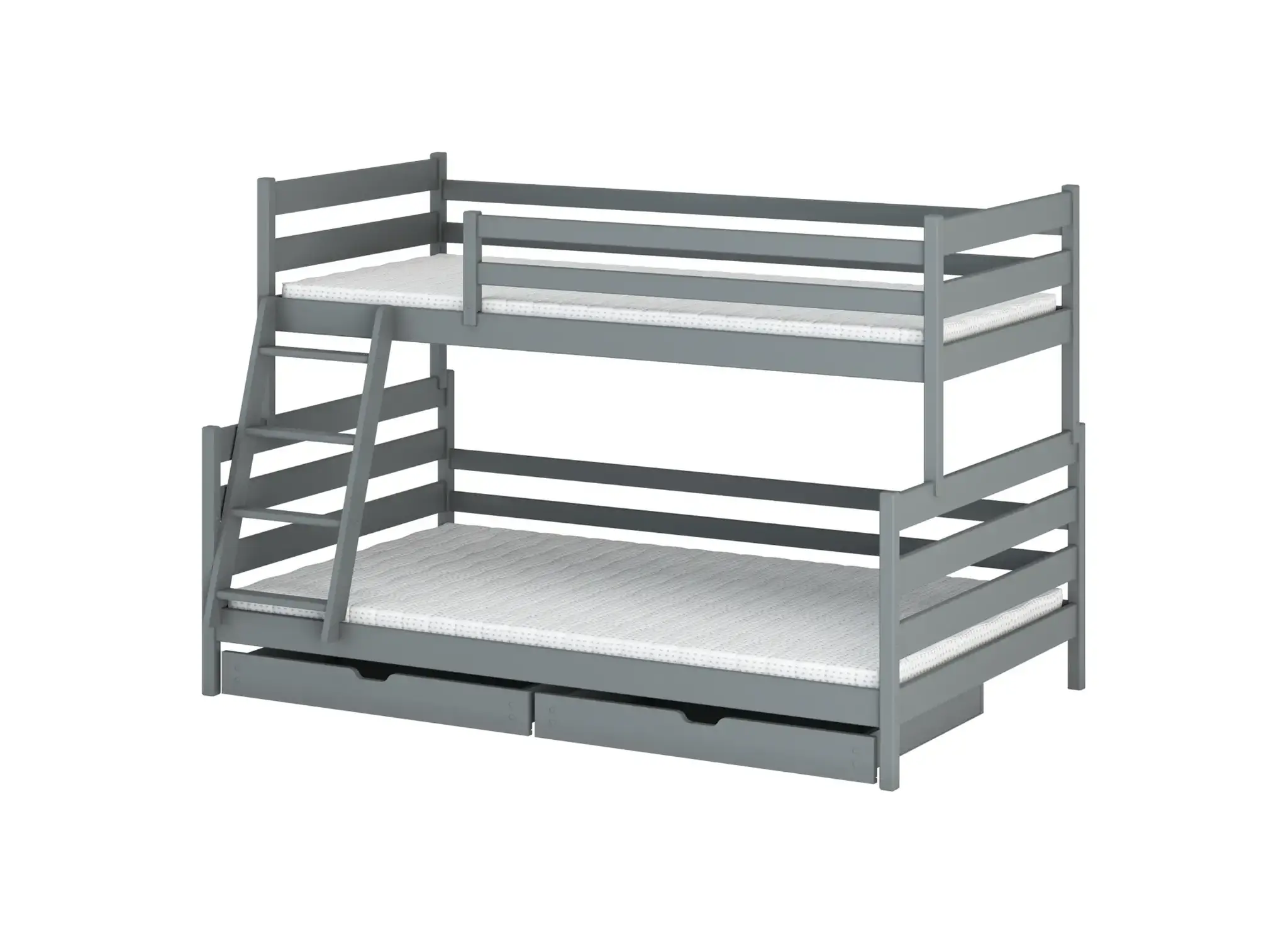 Stapelbed met Lade Faas - 3-persoons - 90/120 x 200 - Kinderbed - Leverbaar in 6 kleuren!