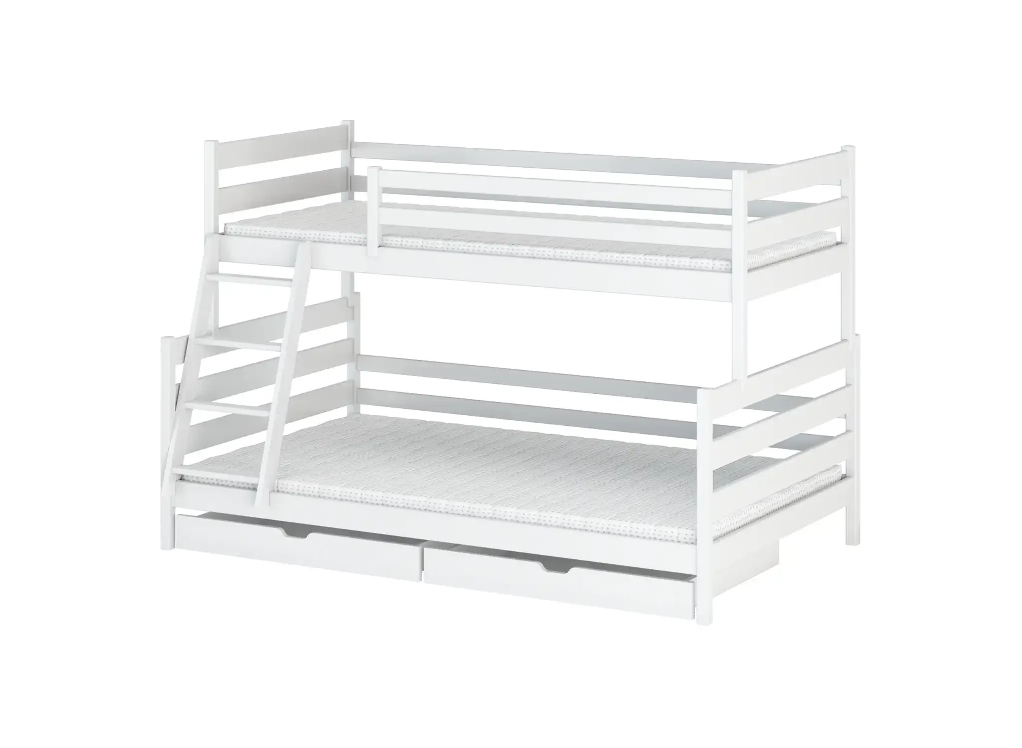 Stapelbed met Lade Faas - 3-persoons - 90/120 x 200 - Kinderbed - Leverbaar in 6 kleuren!