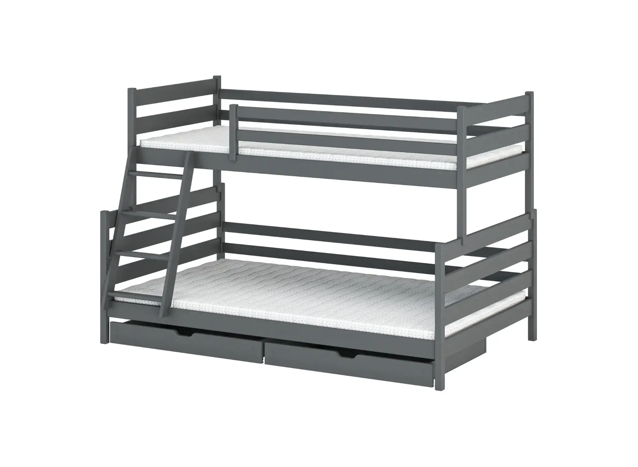 Stapelbed met Lade Faas - 3-persoons - 90/120 x 200 - Kinderbed - Leverbaar in 6 kleuren!