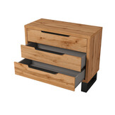 Ladekast Halmstad - 3 lades - Wotan Eiken