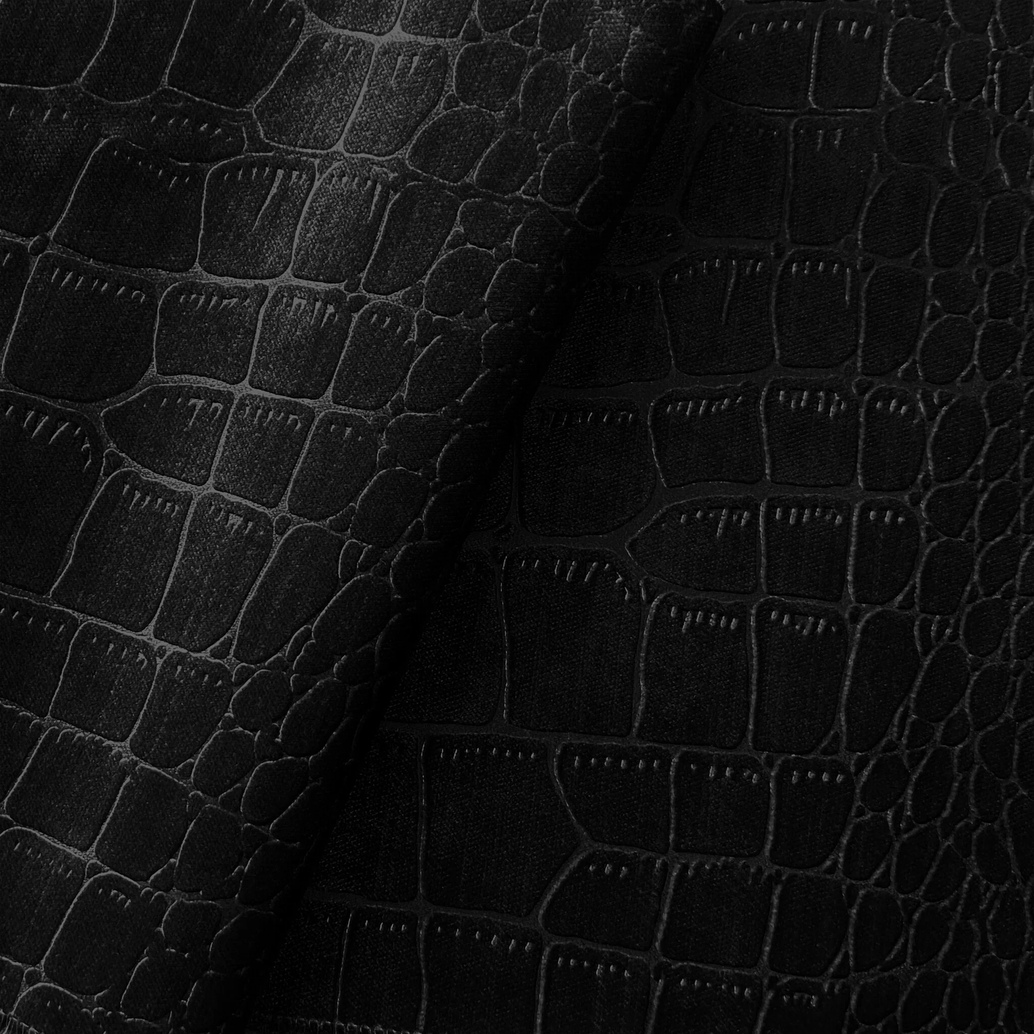 OP=OP Opberg Boxspring Velvet Zwart Croco 140 x 200 incl. Voetbord