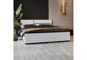 Houten Bed met Opbergruimte Crotone - Wit