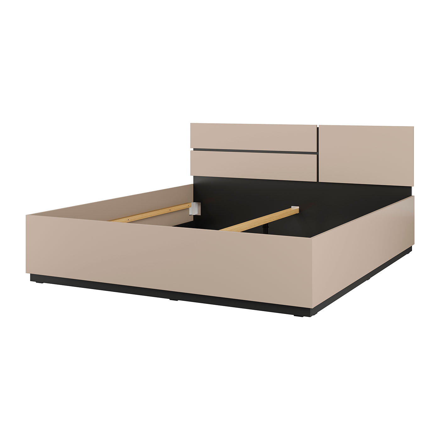 Houten Bed Crotone - Taupe - Bedframe