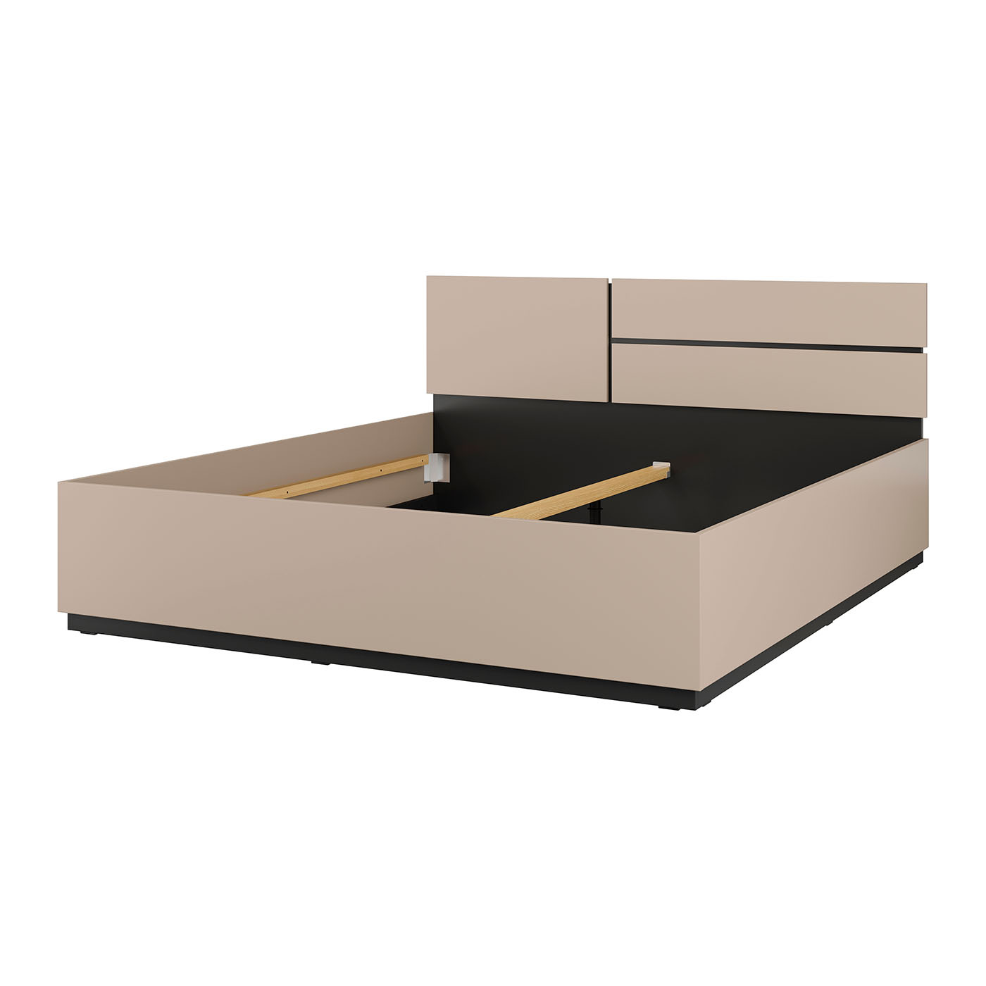 Houten Bed Crotone - Taupe - Bedframe