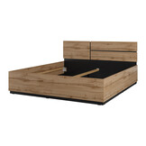 Houten Bed Crotone - Wotan Eiken - Bedframe