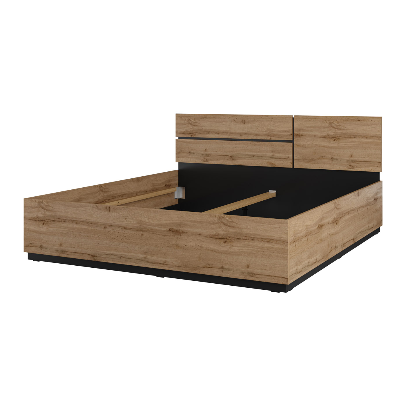 Houten Bed Crotone - Eiken - Bedframe