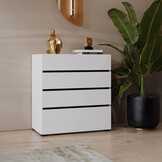 Ladekast Crotone - Wit - 4 Lades