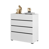 Ladekast Crotone - Wit - 4 Lades