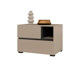 Nachtkastje met Lades Crotone - Taupe