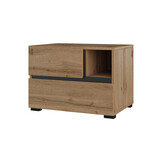 Nachtkastje met Lades Crotone - Eiken