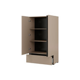 Linnenkast Crotone - Taupe - 2-Deurs met Lade