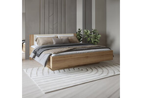 Houten Bed met Opbergruimte Verdal - Wotan Eiken