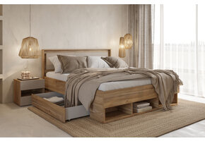 Houten Bed Imola - Wotan Eiken