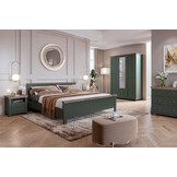 Houten Bed Elvas - Donkergroen - Bedframe