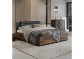 Houten Bed met Opbergruimte Siena - Walnoot