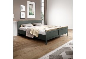 Houten Bed Elvas - Donkergroen