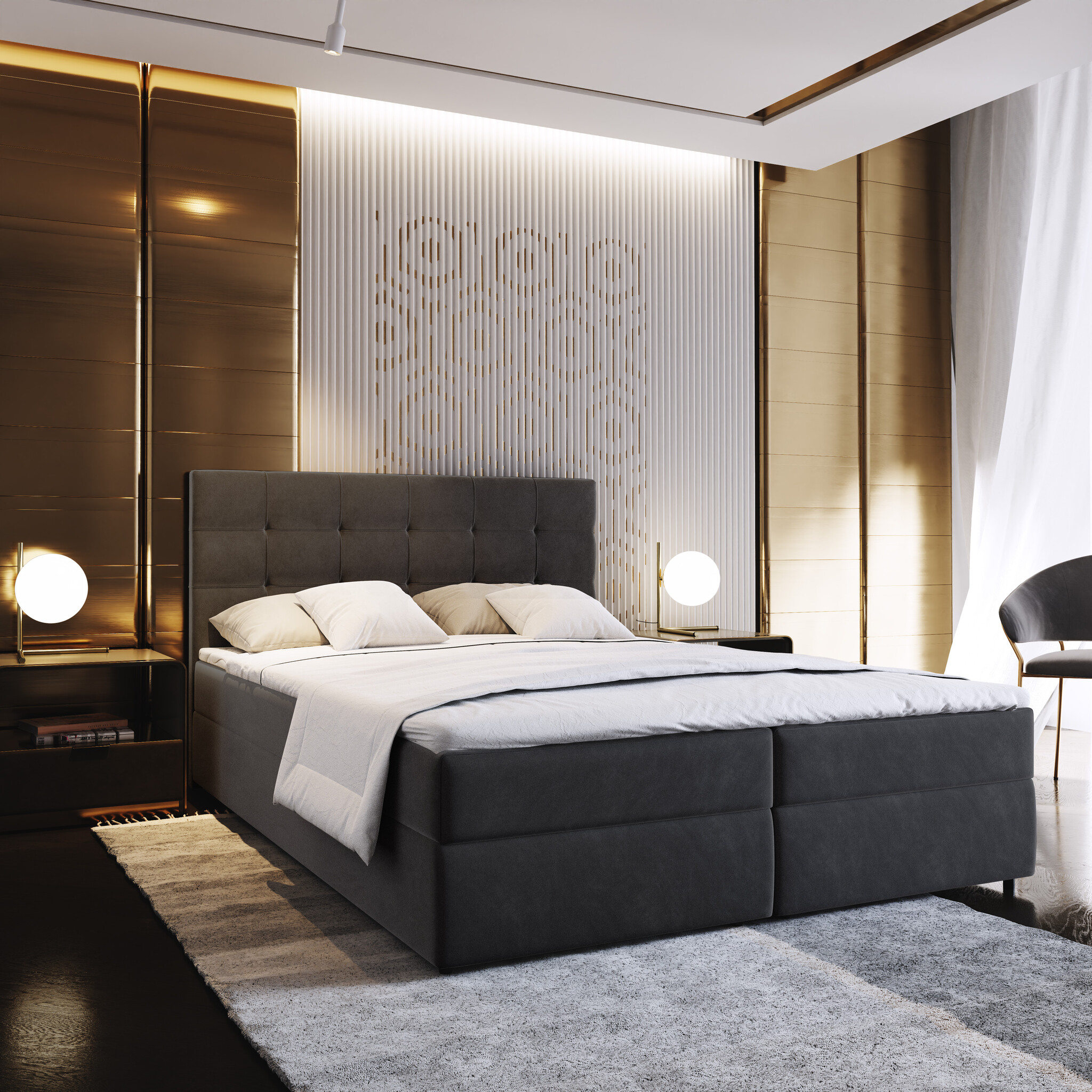 Opberg Boxspring Bloss - Direct Leverbaar! afbeelding
