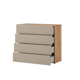 Ladekast Imola - Eiken - 4 Lades