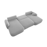 Slaapbank met Opbergruimte Morris Teddy stof| U-bank